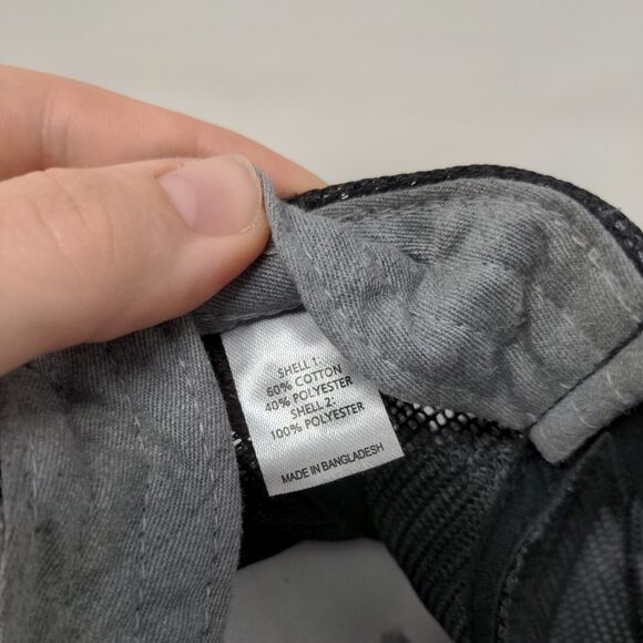 Superior Storage Snapback Mesh Back Trucker Hat Gray One Size Richardson - Picture 9 of 9